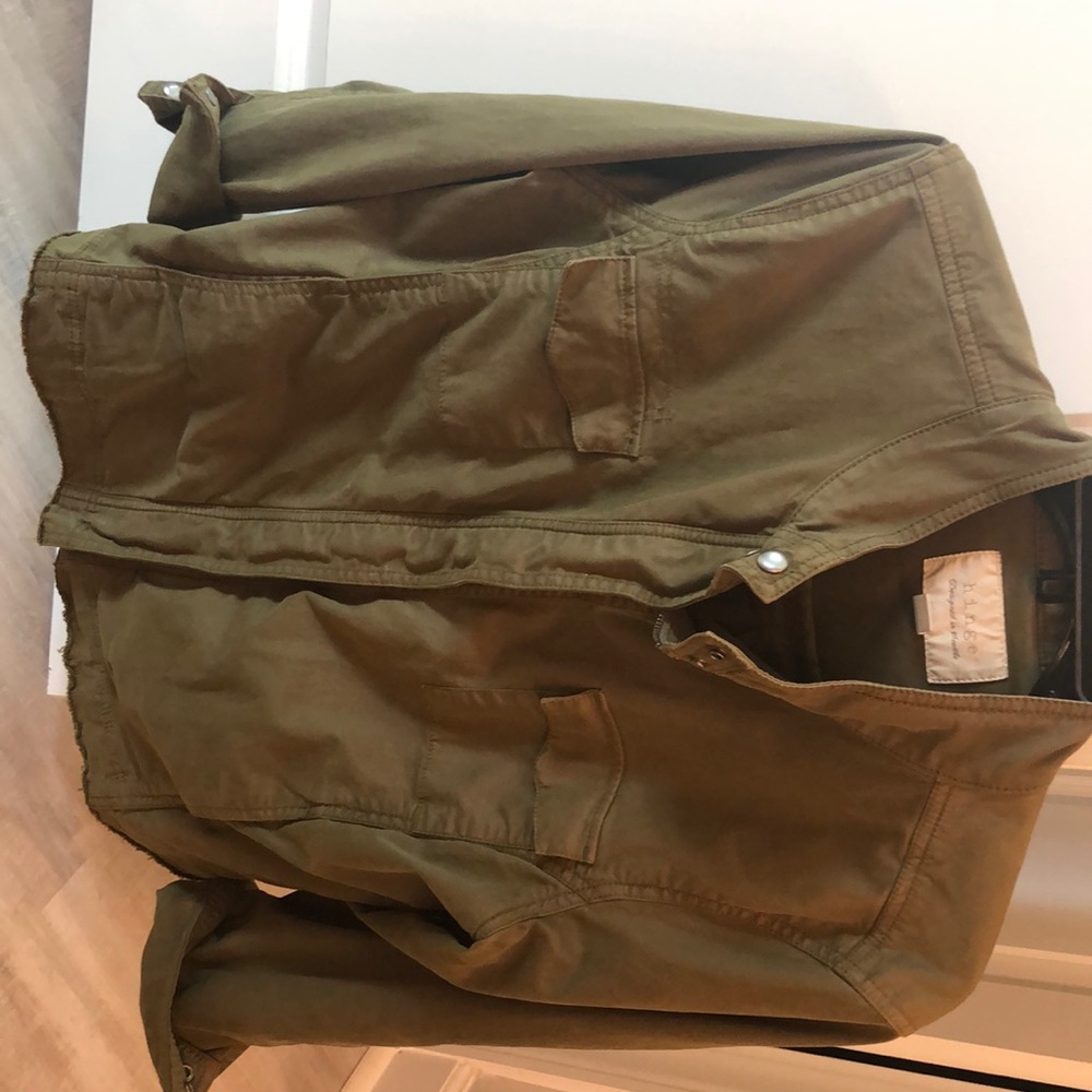 Hinge olive green zippered utility jacket from Nordstrom size L
